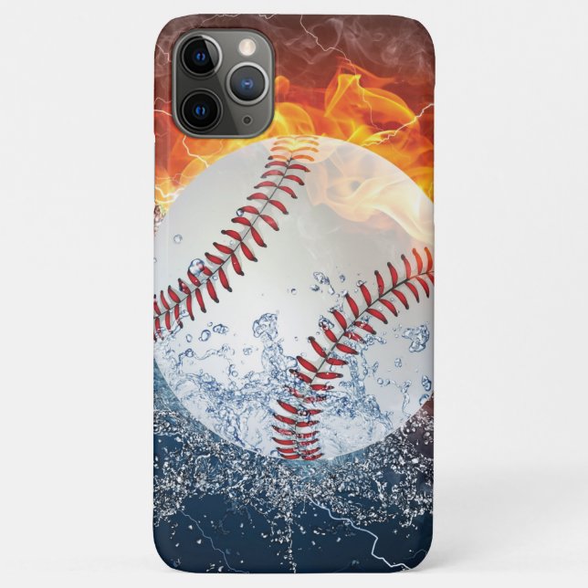 Capa Para iPhone 11 Pro Max Baseball (Verso)