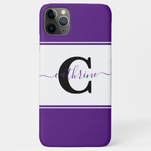 Capa Para iPhone 11 Pro Max Bloco de cores personalizado