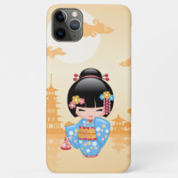 Boneca Maiko Kokeshi - Garota Geisha Japonesa Boni