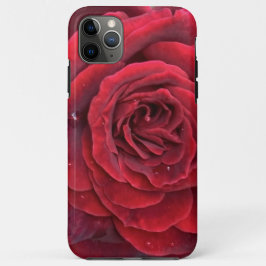 Capa Para iPhone 11 Pro Max Bonita rosa vermelha iphone 11 Pro Max dura Case