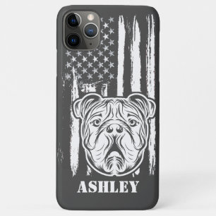 Capa Para iPhone 11 Pro Max Bulldog Inglês Kawaii Presente Fofo Case-Mate Cach