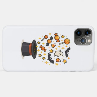 Capa Para iPhone 11 Pro Max Burst de Chapéu Mágico de Halloween