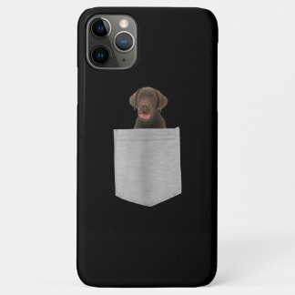 Capa Para iPhone 11 Pro Max Cachorro | Bolso De Chocolate Labrador