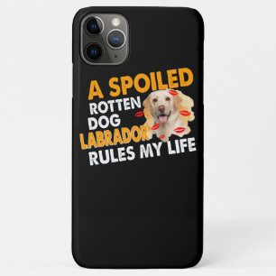 Capa Para iPhone 11 Pro Max Cachorro O Rupido Labrador Domina Minha Vida