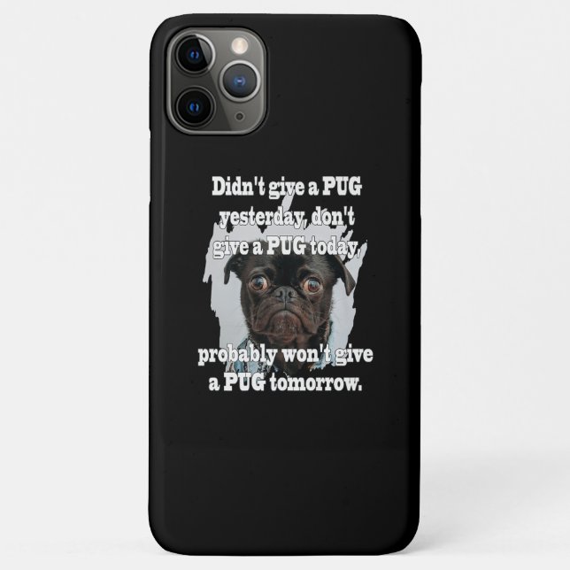 Capa Para iPhone 11 Pro Max Cachorro Ontem Amanhã (Verso)