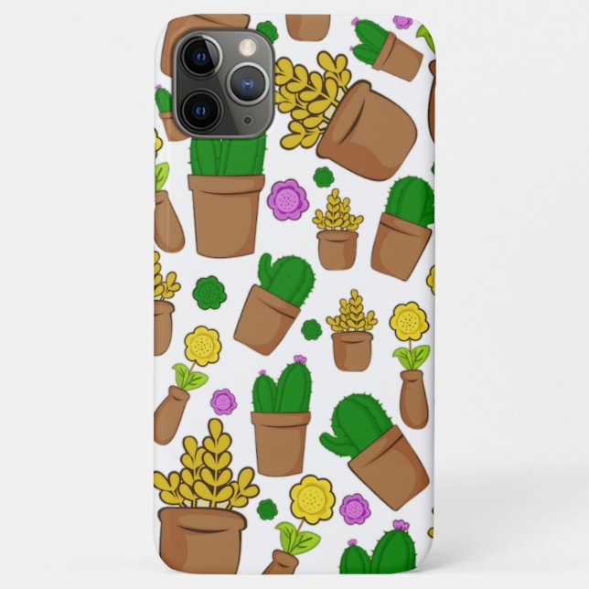 Capa Para iPhone 11 Pro Max Cactus Classic (Verso)