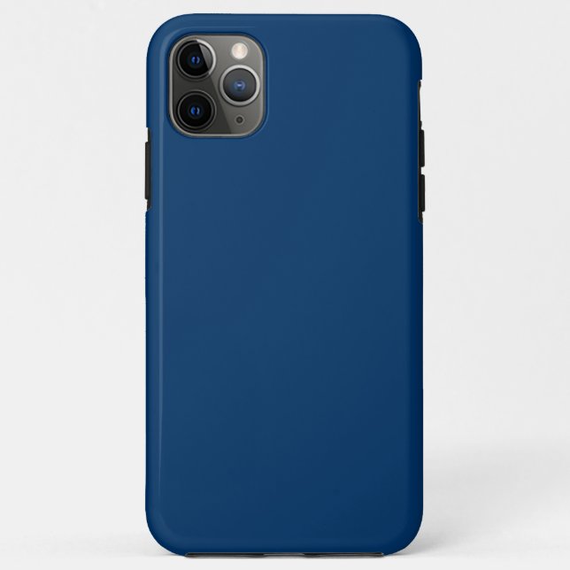 Capa Para iPhone 11 Pro Max Caixa de Presente de Vinho Personalizável Azul-Mei (Verso)