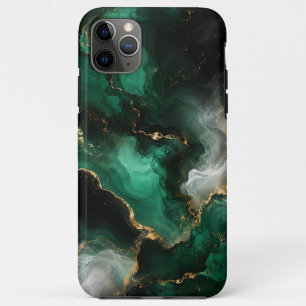 Capa Para iPhone 11 Pro Max Capa de iPhone 11 Pro em Mármore Esmeralda