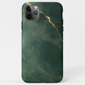 Capa Para iPhone 11 Pro Max Capa de iPhone / iPad de pedra de mármore azul ele
