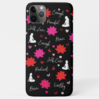 Capa Para iPhone 11 Pro Max Capa para iPhone 16 Pro Max com Palavras de Afirma