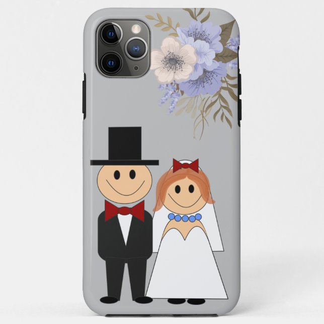 Capa Para iPhone 11 Pro Max Casamento (Verso)