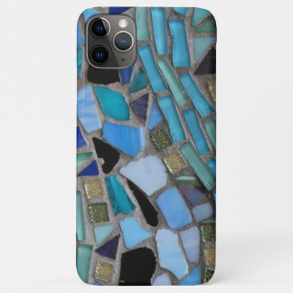 Capa Para iPhone 11 Pro Max caso de arte em pedra de vidro mosaico