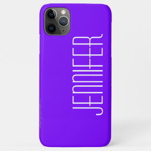 Capa Para iPhone 11 Pro Max Caso do iPhone 6, roxo modernos & branco,