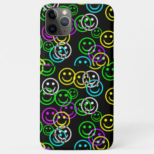 Capa Para iPhone 11 Pro Max Caso do Neon Happy Face iPad