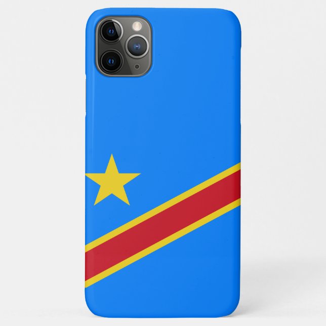 Capa Para iPhone 11 Pro Max Caso iPhone/iPad da República Democrática do Congo (Verso)