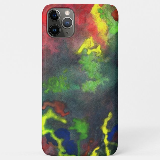 Capa Para iPhone 11 Pro Max Caso-Matriz "Red Fusion" iPhone 11 Pro Max (Verso)