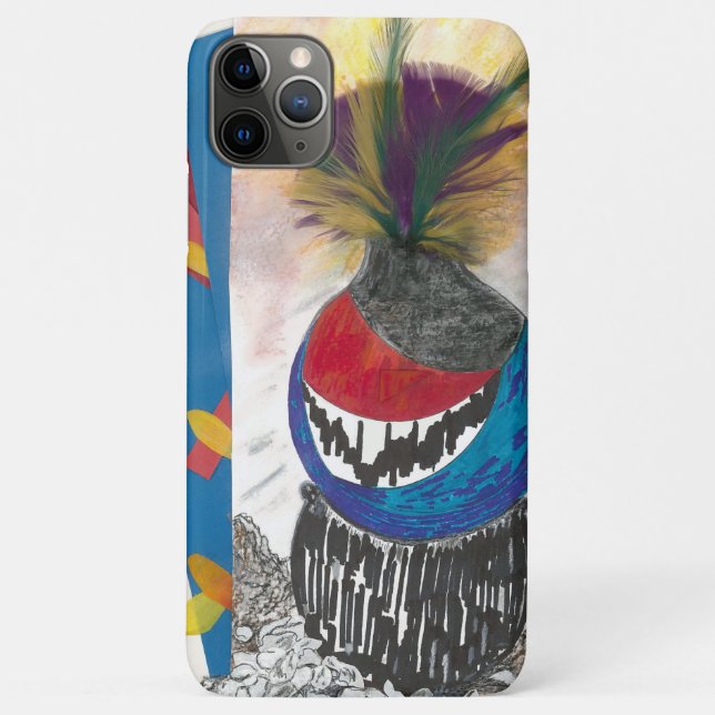 Capa Para iPhone 11 Pro Max Caso máximo do iPhone 11 Pro "Design Tribal" (Verso)