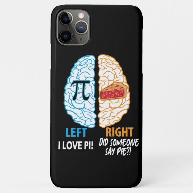 Capa Para iPhone 11 Pro Max Cérebro esquerdo - Cérebro direito (Verso)