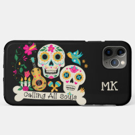 Capa Para iPhone 11 Pro Max Chamando o Dia das Almas dos Mortos Coloridos