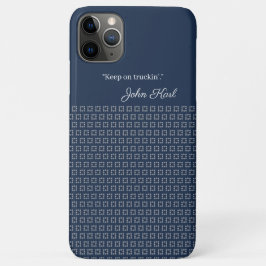 Capa Para iPhone 11 Pro Max Chic de Texto e Nome Personalizado