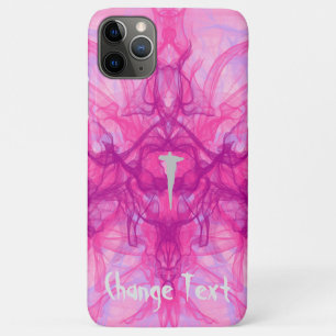 Capa Para iPhone 11 Pro Max Cobrir por "Alterar seu texto" com PINK SMOKE -