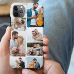 Capa Para iPhone 11 Pro Max Colagem de Fotografias da Cinza Chic 7<br><div class="desc">Capas de iphone personalizada com multicolagem de fotos e fundo de mármore de cinza. O modelo de foto está configurado pronto para que você adicione suas fotos, trabalhando no sentido horário a partir do topo direito. O mármore é um sutil design de aquarela. A colagem de fotos usa formatos de...</div>