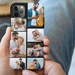 Capa Para iPhone 11 Pro Max Colagem de Fotografias na moda Black 7<br><div class="desc">Capas de iphone personalizada com multicolagem de fotos e fundo preto na moda. O modelo de foto está configurado pronto para que você adicione suas fotos, trabalhando no sentido horário a partir do topo direito. A colagem de fotos usa formatos de paisagem e retrato para oferecer uma variedade de opções...</div>
