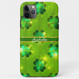 Capa Para iPhone 11 Pro Max Coleção de Dia de São Patrício Popular Verde
