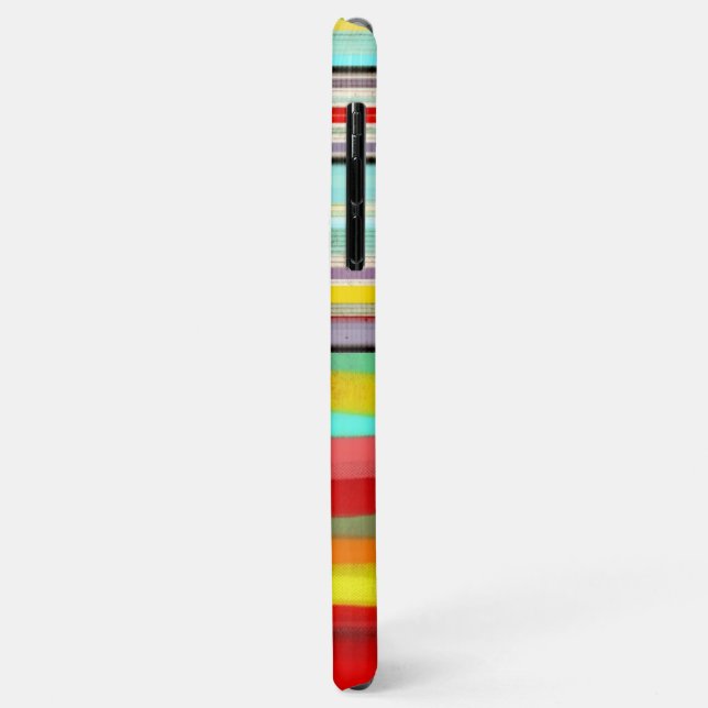 Capa Para iPhone 11 Pro Max Coleção de Grãos de Homem Striped (Verso/Esquerda)