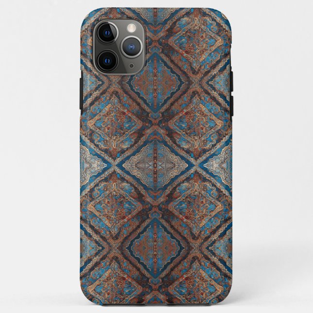 Capa Para iPhone 11 Pro Max Coleção de Padrões Antigos Persa Popular (Verso)