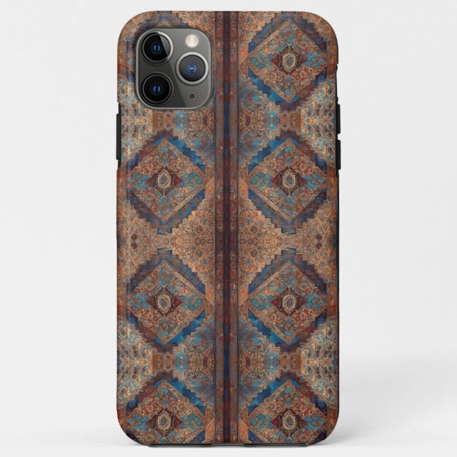 Capa Para iPhone 11 Pro Max Coleção de Padrões Antigos Trendy Persian (Verso)