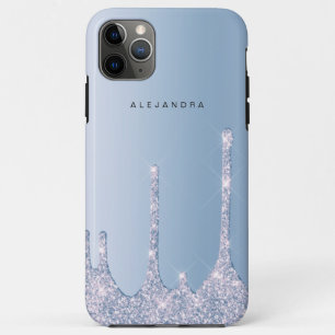 Capa Para iPhone 11 Pro Max Colírio azul-claro para na moda do Elegante