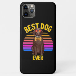 Capa Para iPhone 11 Pro Max Coor Colorido Labrador - Melhor Cão do Retriever