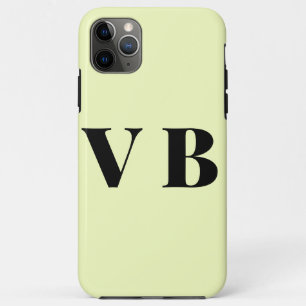 Capa Para iPhone 11 Pro Max cor personalizada pastel simples mínima sólida per