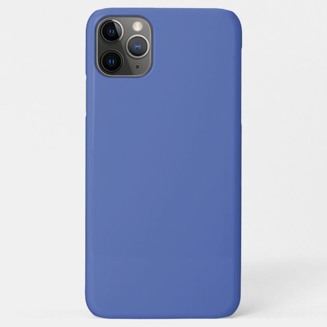 Capa Para iPhone 11 Pro Max Cor sólida - espinhal azul empoeirado (Verso)
