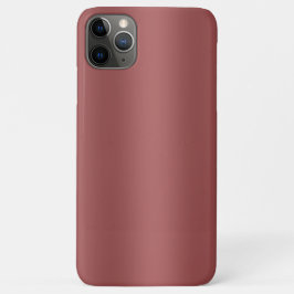 Capa Para iPhone 11 Pro Max Cor Vermelha sólida do gradiente Moderno de Cor da