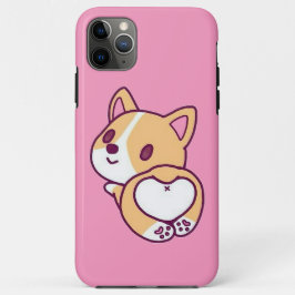 Capa Para iPhone 11 Pro Max Corgi Cuja Puppy Love