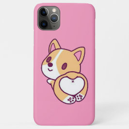 Capa Para iPhone 11 Pro Max Corgi Cuja Puppy Love
