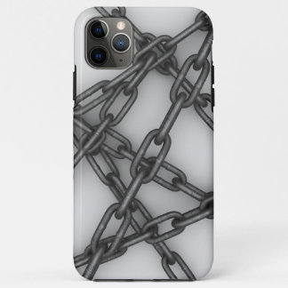 Capa Para iPhone 11 Pro Max Corrente de Aço