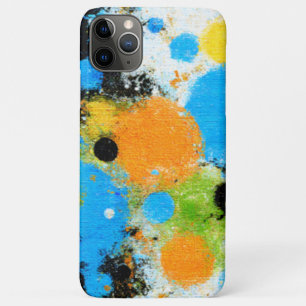 Capa Para iPhone 11 Pro Max Cosmic Chromatic Splatter: Abstract Orbit