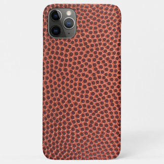 Capa Para iPhone 11 Pro Max Couro marrom texturizado Impressão
