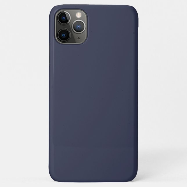 Capa Para iPhone 11 Pro Max Crie seu próprio cinza escuro personalizável (Verso)