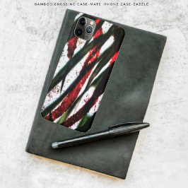 Capa Para iPhone 11 Pro Max Cruzamento de Bambu