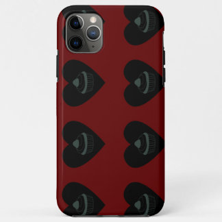 Capa Para iPhone 11 Pro Max cupcake sangue vermelho preto