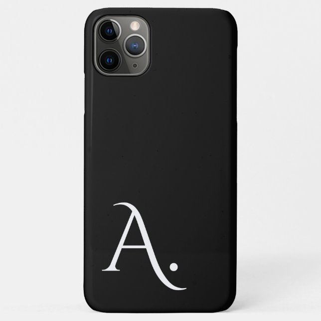 Capa Para iPhone 11 Pro Max Custom with Initial Name (Verso)