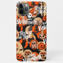 Capa Para iPhone 11 Pro Max Cute & Scary Halloween Spooky vibes