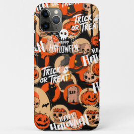 Capa Para iPhone 11 Pro Max Cute & Scary Halloween Spooky vibes