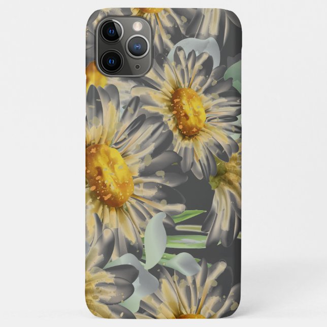 Capa Para iPhone 11 Pro Max Daisy Flowers (Verso)