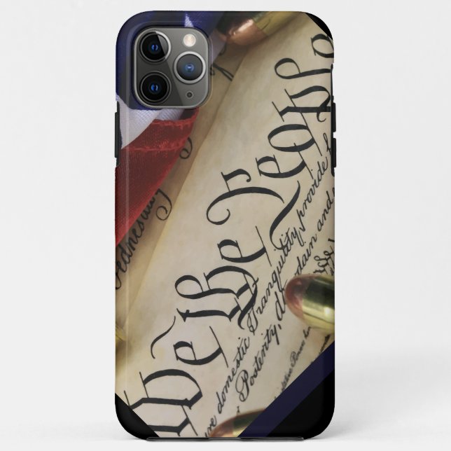 Capa Para iPhone 11 Pro Max Declaração de independência (Verso)