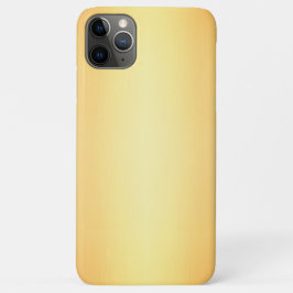 Capa Para iPhone 11 Pro Max design de cor sólida ouro amarelo-